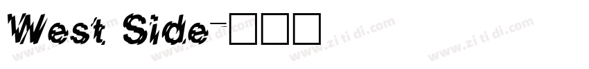 West Side字体转换